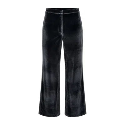 Ats The Label Women's Cora Grey Velvet Pants