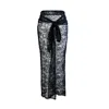 Ats The Label Women's Mila Black See Thru Lace Skirt