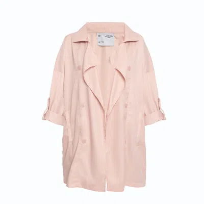 Ats The Label Women's Pink / Purple Cara Blush Convertible Sleeve Button Outerwear In Pink/purple