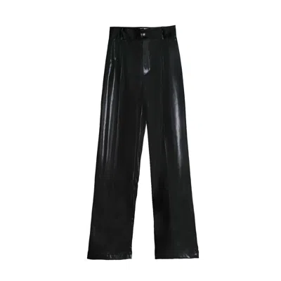 Ats The Label Women's Vay Black Faux Leather Pants