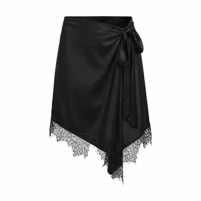 Ats The Label Women's Vivienne Black Lace Waist Wrap