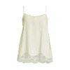 Ats The Label Women's White Thea Lace Camisole Top In Green
