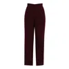 Ats The Label Women's Zoe Maroon Tailored Pants In Red