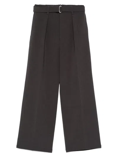 Attachment Belted Trousers In Grey