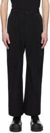 Attachment Black Pocket Cargo Pants In C/#930 Black