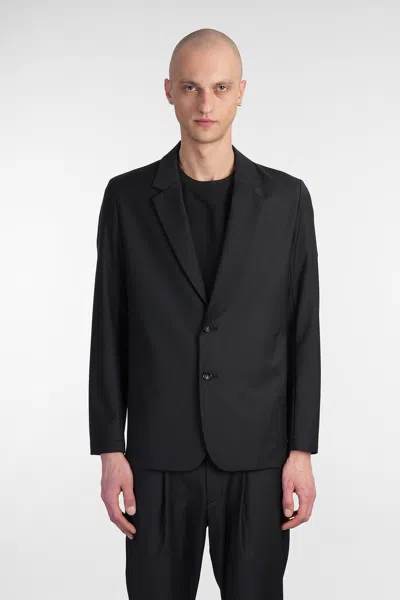 ATTACHMENT BLAZER IN BLACK POLYESTER