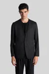 Attachment Blazer In Black Polyester In Black