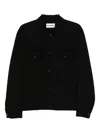 Attachment Buttoned-pocket Jacket In Black