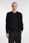 Attachment Cardigan In Black Cotton In Black