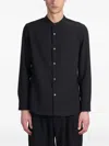 Attachment Shirt In Black Polyester In Black