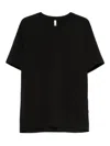 Attachment Crew-neck T-shirt In Black