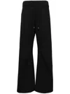 Attachment Drawstring-waistband Trousers In Black