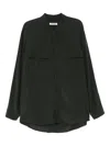Attachment Shirt In Black Polyamide Polyester In Grün
