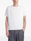 Attachment T-shirt In White Polyester In Weiss