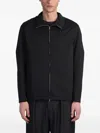 Attachment Cotton-blend Bomber Jacket In Black
