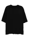 Attachment Layered T-shirt In Black