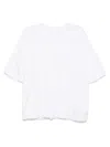 Attachment Layered T-shirt In Weiss