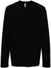 Attachment Knitwear In Black Wool In Black