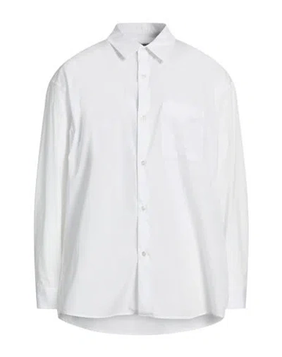Attachment Man Shirt White Size 40 Cotton