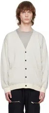 Attachment Off-white Ak31-033 Cardigan In 850 Off White