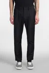 Attachment Pants In Black Polyamide Polyester In Black