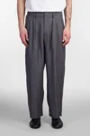 Attachment Pants In Grey Linen In Grey