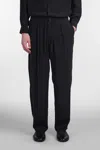Attachment Pants In Black Polyamide Polyester In Black