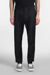 Attachment Pants In Black Polyamide Polyester In Black