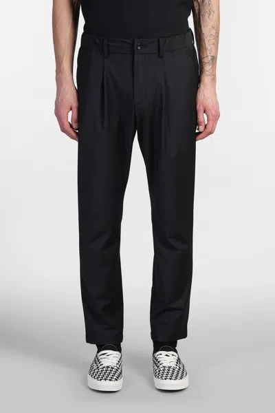 ATTACHMENT PANTS IN BLACK POLYESTER