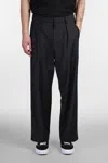 Attachment Pants In Black Polyamide Polyester In Black