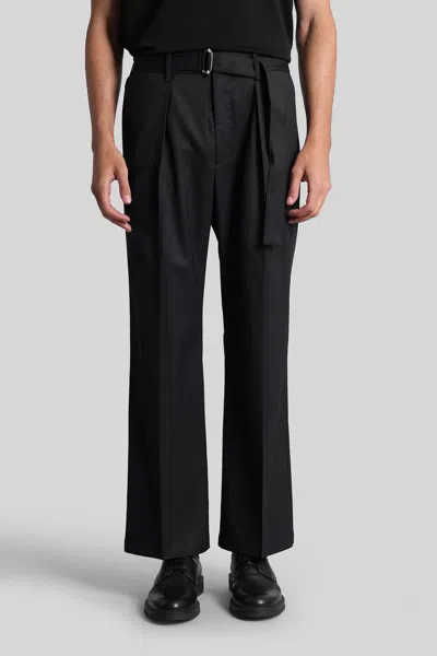 Attachment Pants In Black Polyester