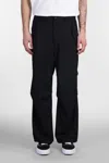 Attachment Pants In Black Wool In Black