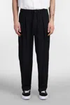 Attachment Pants In Black Polyamide Polyester In Black