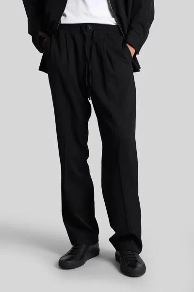 Attachment Pants In Black Wool