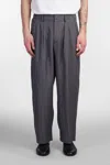 Attachment Pants In Grey Linen In Grey