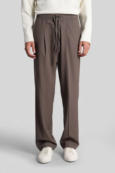 Attachment Pants In Grey Wool In Gray