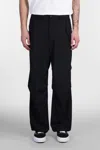 Attachment Pants In Black Wool In Multi
