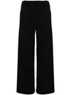 Attachment Plissé Loose Fit Pants In Black