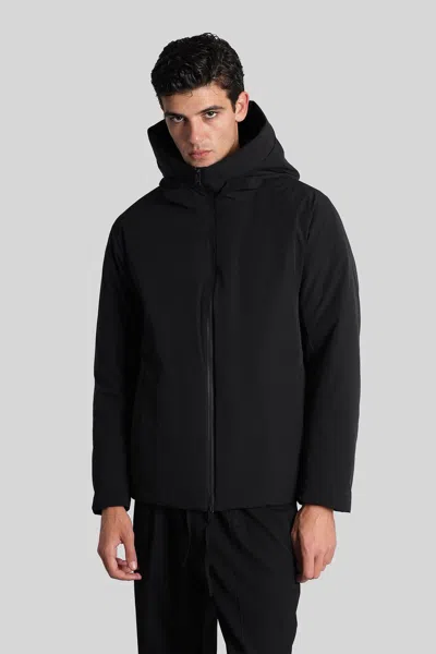 Attachment Puffer In Black Nylon