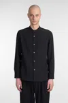 Attachment Shirt In Black Polyester In Black