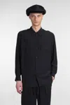 Attachment Shirt In Black Polyamide Polyester In Black