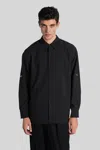 Attachment Hook Detail Shirt In Black