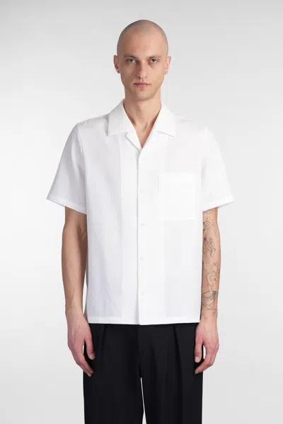 ATTACHMENT SHIRT IN WHITE POLYESTER