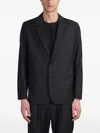 Attachment Blazer In Blue Polyester In Black