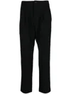 Attachment Straight-leg Tailored Trousers In Black