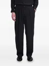 Attachment Straight-leg Trousers In Black