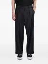 Attachment Straight-leg Trousers In Black