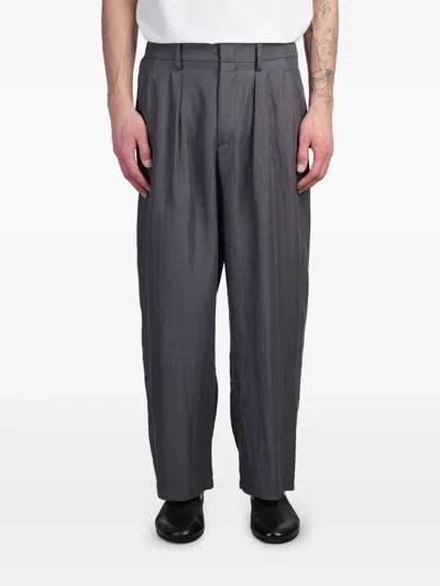 Attachment Straight-leg Trousers In Grey