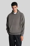 Attachment Sweatshirt In Grey Wool In Gray