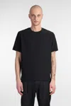 Attachment Black Crewneck T-shirt In Black